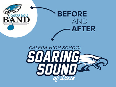 High School Band Logo Redesign band logo logo redesign redesign