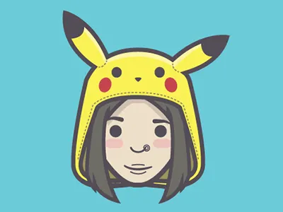 Pikachu Hoodie avatar flat hoodie pikachu pokemon