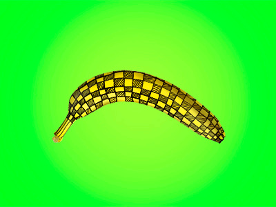 banana 3 banana bananas checker drawing fruit green pattern photography squares