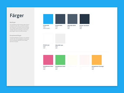 Color Palette color guide palette style style guide