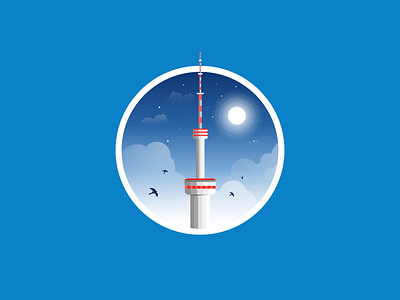 Almaty Radio and TV tower 365 almaty flat iconaday rakysh tower