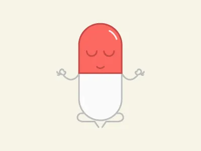 Chill Pill calm happy headspace medicine pill relax zen