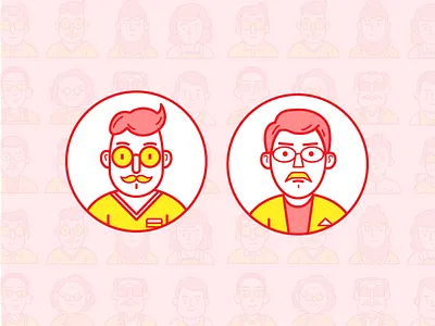 Web Icons- User app design human icon illustration ui user web