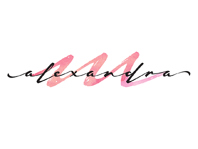 Signature lettering