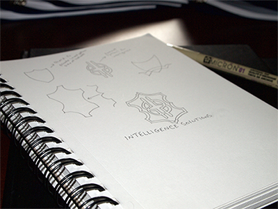 WIP Intelligence Gathering Service Logo brand identity intelligence logo logo mark logo sketches sketches