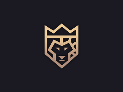 Logo branding identity illustration lion logo