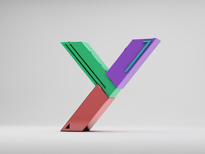 Y alphabet design lettering type typography working progress y