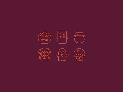 Halloween Icons cauldron frankenstein free icons freebies ghost halloween halloween icons icons jack o lantern pumpkin skull spider