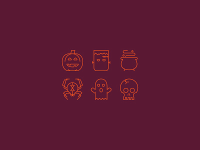 Halloween Icons cauldron frankenstein free icons freebies ghost halloween halloween icons icons jack o lantern pumpkin skull spider
