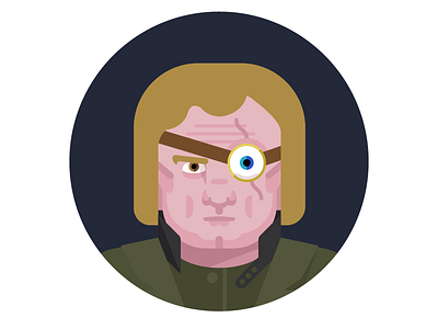 mad eye avatar character harry potter illustration mad eye moody magic wizard