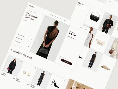 Animated Bags E-commerce Website animation bags concept design e commerce fashion minimalism shop store ui uiux ux web design webdesign website