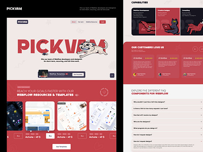 Landing page PickVam branding crypto design landing landing page ui ux ux ui web design web3