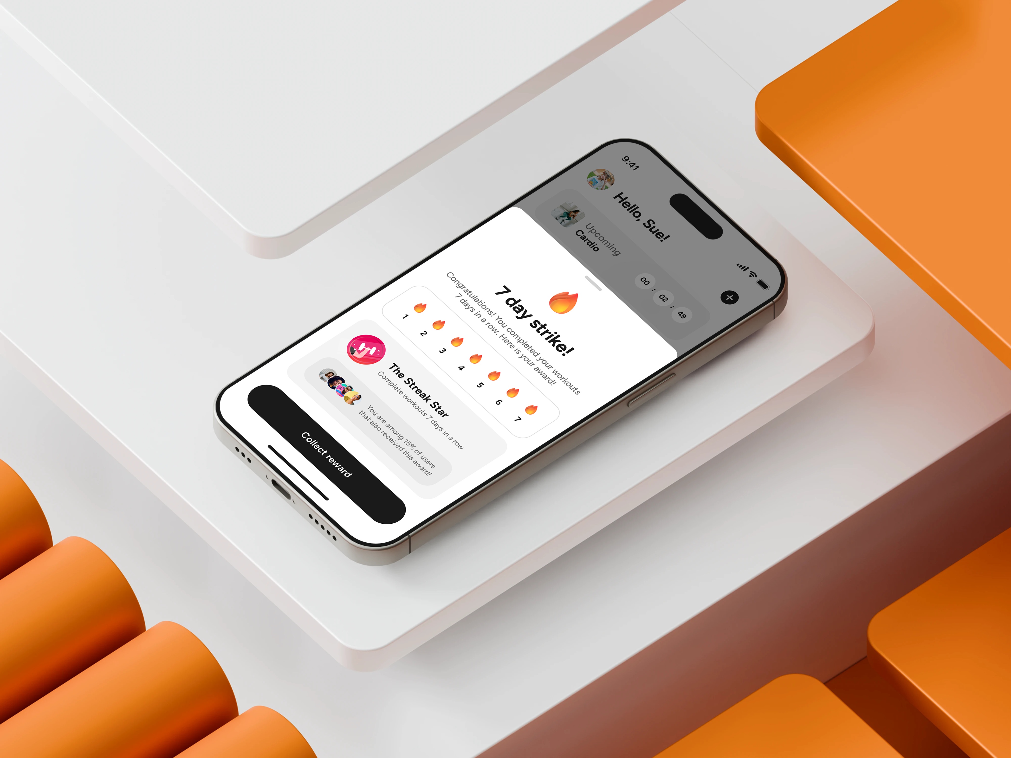 Kynetik: A fitness app ai app assistant chat fit fitness gym meal mobile planner ui ux workout