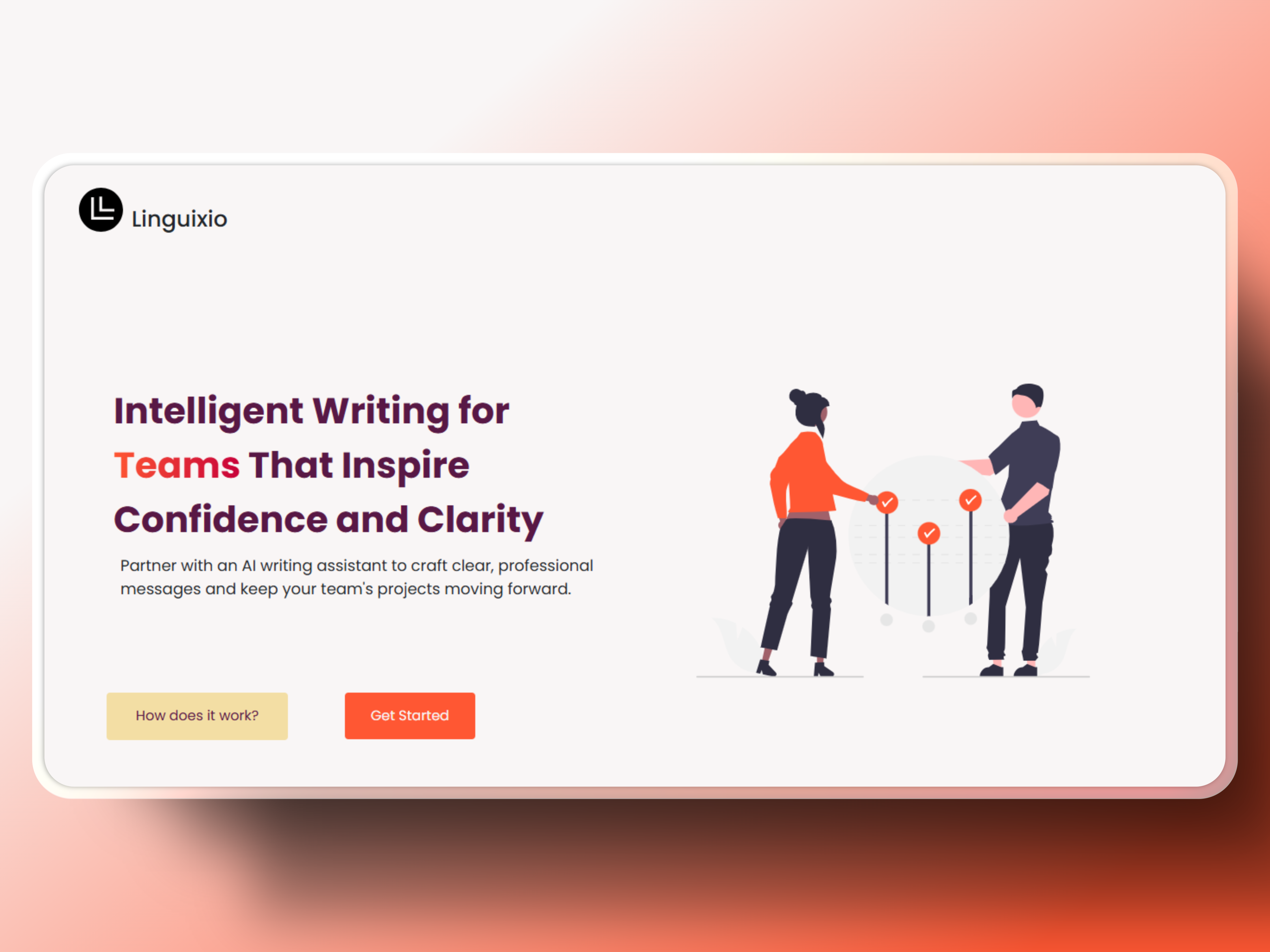 Linguixio—AI Grammar Assistant ai ai tool brand budget business custom website fast freelancer landing page mobile responsive modern responsive service tool website design