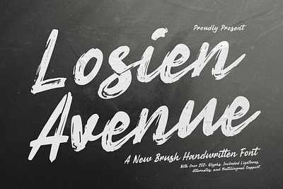 Losien Avenue | Brush Handwritten hip hop