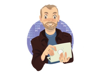 Meet Alan (aka the CEO) bugherd developer illustration macropod startup