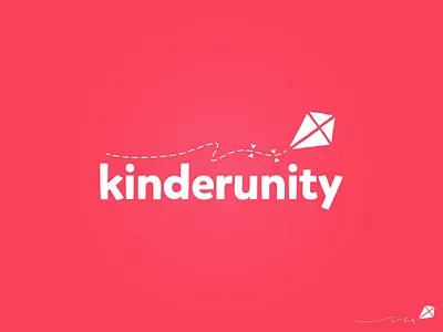 Kinderunity kids kindergarten kite parents pink