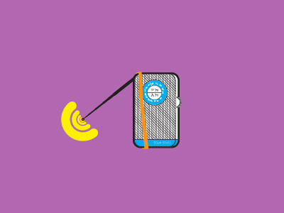 Solid-State Radio animation gif illustration motion radio wip