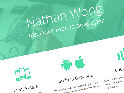 Developer portfolio development portfolio ui web