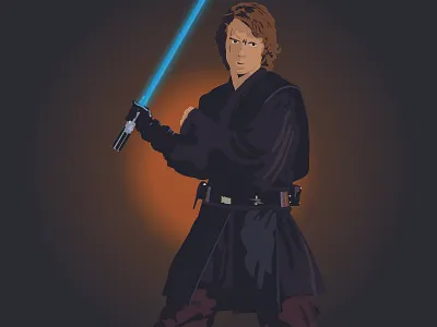 May the force be with you... anakin illustration illustrator starwars vectors