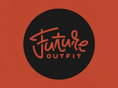Futur outfit lettering future lettering line outfit type typo typography