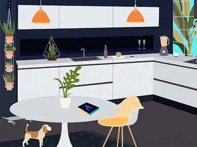 kitchen art dog home kitchen veroescalante