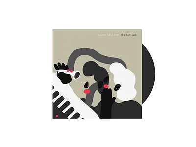 Ruido Selecto Secret Lab album branding design graphicdesign identity illustration music secretlab webdesign