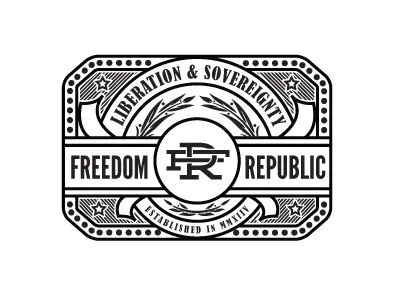 Freedom Republic 2 freedom freedom republic liberation merch design nhammonddesign nick hammond nick hammond design nickhammonddesign.com tshirt tshirt design