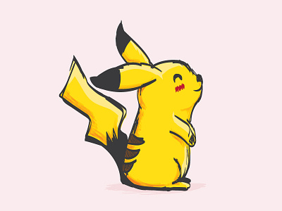 Wacom Practice - Pikachu illustration pikachu pokemon practice video games wacom