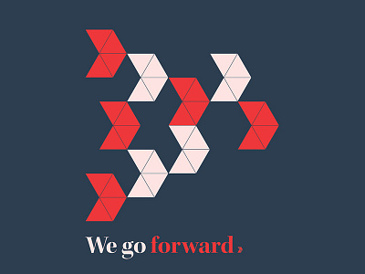 We go forward geometry poster