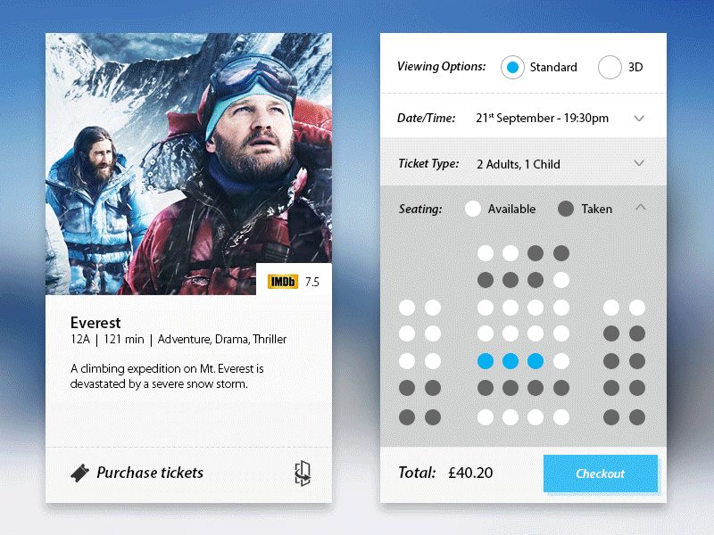 Cinema App Ui application cinema app design films ios mobile movies ui ux