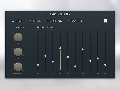 Audio Control Panel