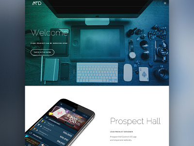 Personal website redesign portfolio web design