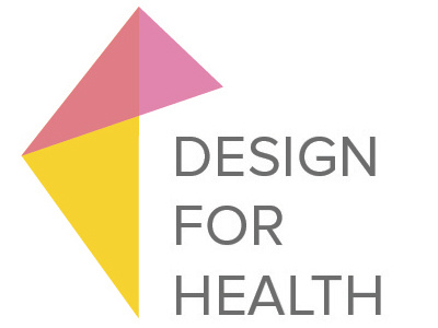 Design for Health Logo angles clean health healthcare logo modern triangles typography