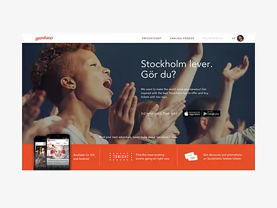 Spontano Landing Page