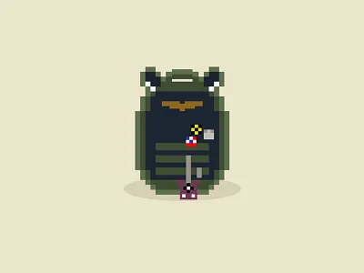 Ellie's backpack from The Last of Us backpack ellie last of us pixel the last of us video game