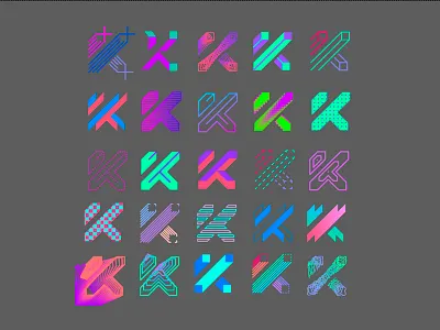 ItsinK mark color fashion k variations