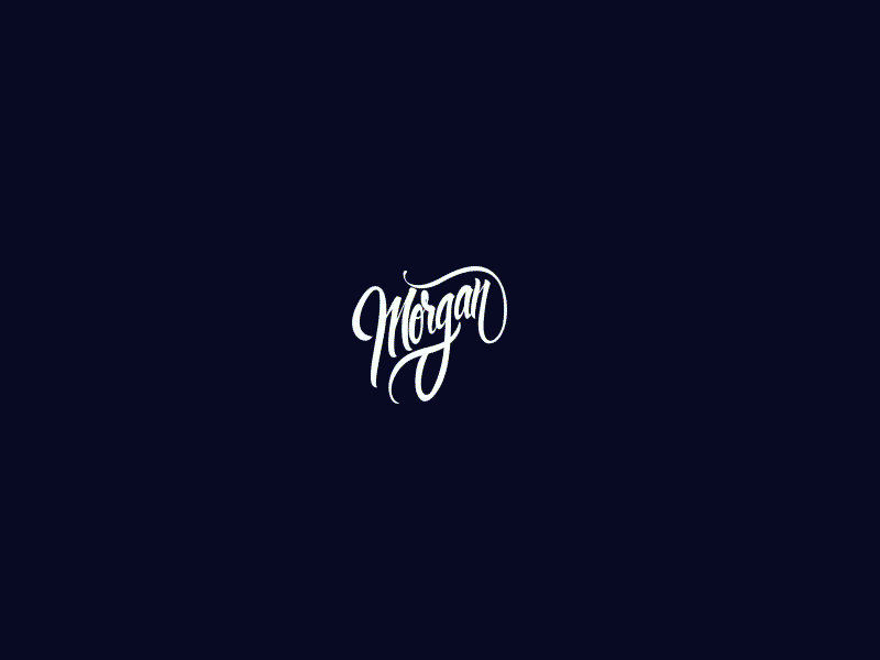 Experimental Lettering. 2d after effects animation blue brushtype gif lettering logo mograph motion graphics neon typography