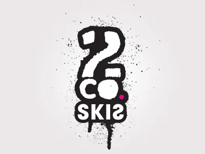 2Co Skis artisan skis branding