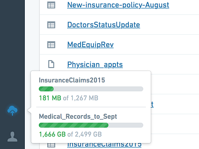 Foundry Import Status app data interface table ui upload user experience user interface ux web app