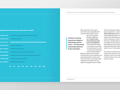 UK consumer tech report blue chart content grid infographic layout pdf report spread whitepaper