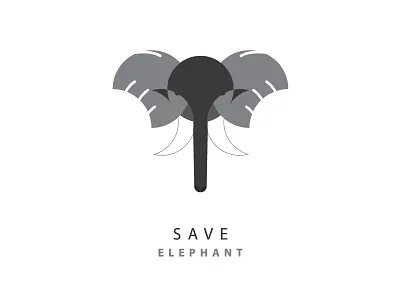 SAVE Elephant adobe illustrator elephant logo saveelephant selamatkan gajah