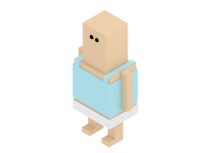 robot 3d blender