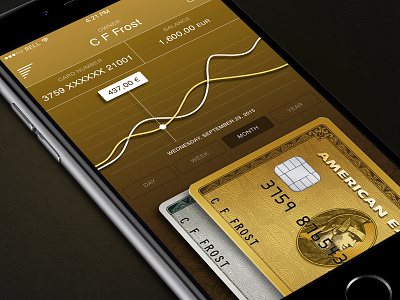 Amex App american app cards chart gold ios