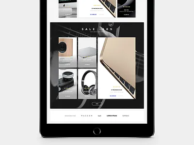 Shopify Theme ( Product Grid ) [ W I P ] design ecommerce grid ipad shopify simple theme ui web