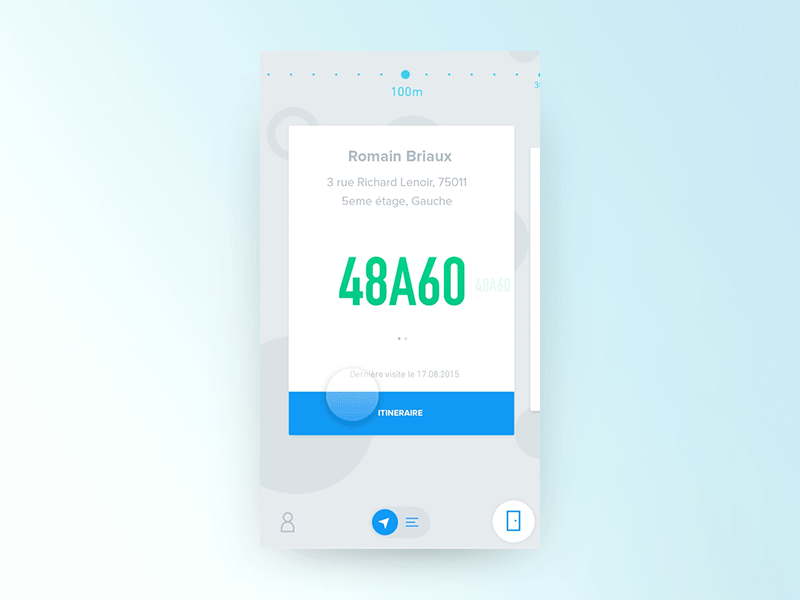 Mobile App UI - Framer Prototype animation app cards framer framer.js interaction ios mobile ui