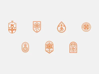 Football Religions logos badge design football religions graphic design logos