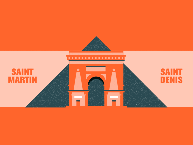 New Studio & District architecture denis design gif graphisme illustration martin motion paris porte saint studio