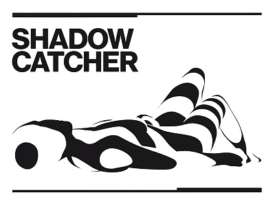 Shadowcatcher 3d adobe illustrator body modo stripes woman