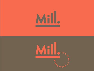 The Mill. Tagline blog fashion food literature millennial travel